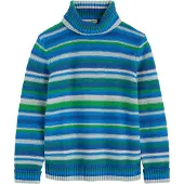 Seasalt Cornwall Jersey 'Braque' azul / gris claro / verde / blanco