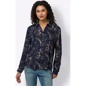 HEINE Blusa beige / marino / marrón