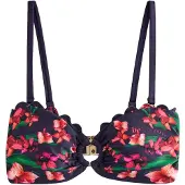 Ted Baker Top de bikini navy / verde / lila / rojo