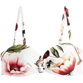 Next Top de bikini verde / rojo / blanco