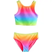 Next Bikini azul claro / amarillo / lima / lila