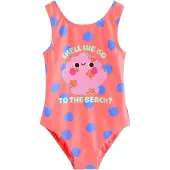 Next Traje de baño azul / salmón / naranja oscuro / fucsia