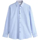 Next Camisa azul / blanco
