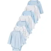Next Pijama entero/body azul claro / marrón claro / blanco
