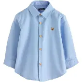 Next Camisa 'Oxford' azul / marrón