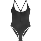 Next Traje de baño negro / blanco