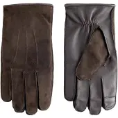Next Guantes con dedos marrón oscuro