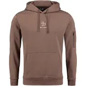 Key Largo Sudadera 'Membership' crema / marrón