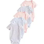 Next Pijama entero/body verde / rosa / talco / blanco