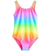 Next Traje de baño aqua / amarillo / manzana / lavanda