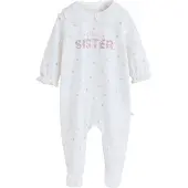 Next Pijama verde pastel / rosa pastel / blanco