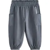 SmALLSAINTS Pantalón gris / blanco