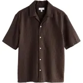 Next Camisa marrón oscuro