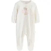 Next Pijama beige / verde claro / rosa / blanco