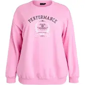 ACTIVE By Zizzi Sudadera rosa / blanco