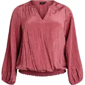 Zizzi Blusa 'MYVONNE' arándano