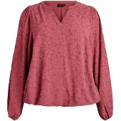 Zizzi Blusa 'Cabine' melón