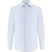 Boggi Milano Camisa azul claro / blanco