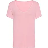 s.Oliver Camiseta para dormir rosa / blanco