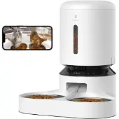 Petlibro Granary Smart Camera Feeder Dual Bowl - Blanco
