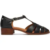 Pikolinos para mujer. W7D-1835 Zapatos de Piel Valencia negro (39), 3 a 5cm, Hebilla, Casual, outlet 2026.
