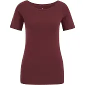 We fashion Camiseta borgoña