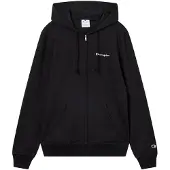 Champion Sudadera con cremallera negro / blanco