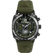 Plein sport Reloj analógico 'Wildcat' oliva / negro