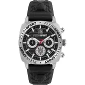 Plein sport Reloj analógico 'Wildcat Chrono' negro / plata