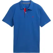 Tom Tailor Camiseta azul real / rojo