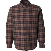 Levi's Camisa 'Authentic Button Down Shirt' azul oscuro / marrón castaño / brocado