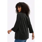 Sheego Sudadera negro
