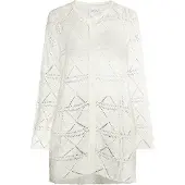 IZIA Cárdigan 'Lomasi' blanco lana