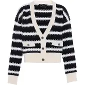 Faina Cárdigan negro / blanco
