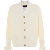 Faina Cárdigan blanco lana