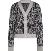 Faina Cárdigan 'Aleva' gris / negro