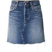 Levi's Falda 'Deconstructed Skirt' azul denim