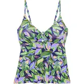 s.Oliver Top de tankini navy / azul paloma / menta / verde claro