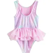 Next Traje de baño amarillo claro / menta / lavanda / rosa