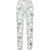 s.Oliver Pantalón de pijama azul claro / verde oscuro / naranja pastel / blanco