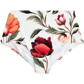 Next Braga de bikini verde / naranja / rojo / blanco