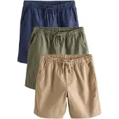 Next Pantalón beige / navy / verde