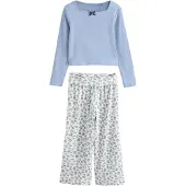 Next Pijama azul oscuro / azul claro / blanco