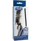 Milan Caja 30 Barritas De Carbón Natural (cilíndrico Ø 6-8 Mm)