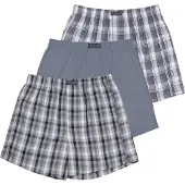 Normani Calzoncillo boxer azul ahumado / azul paloma / gris / blanco