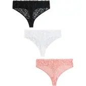 Next Tanga salmón / negro / blanco