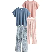 Next Pijama ópalo / rosa / blanco