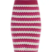 Faina Falda crema / beige claro / fucsia / rosa oscuro