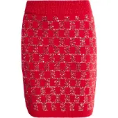 Faina Falda rojo / plata