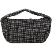 Faina Bolso de mano negro / plata